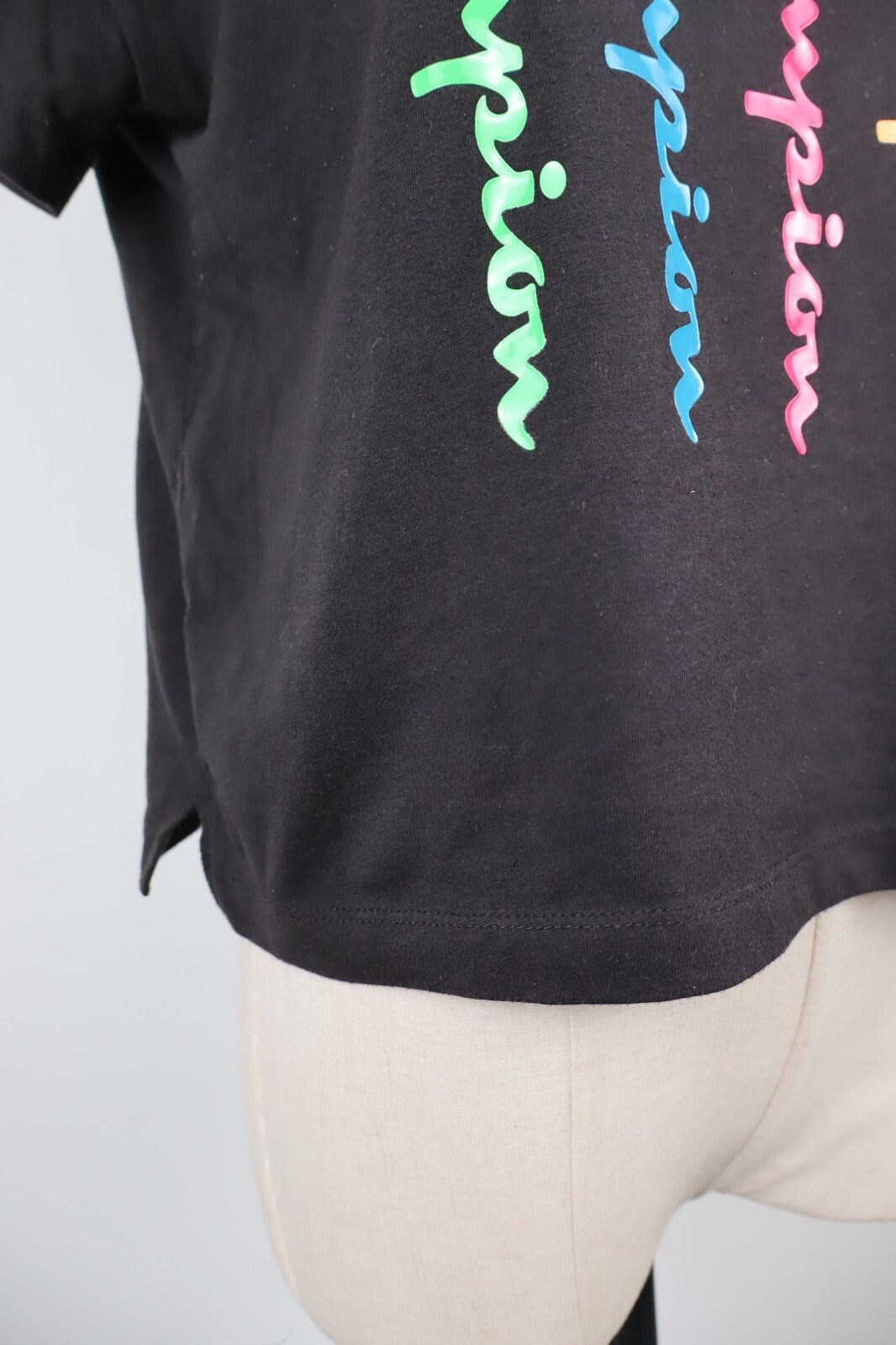 CHAMPION MAGLIA DONNA TG. M WOMAN T-SHIRT CASUAL VINTAGE COTONE COTTON