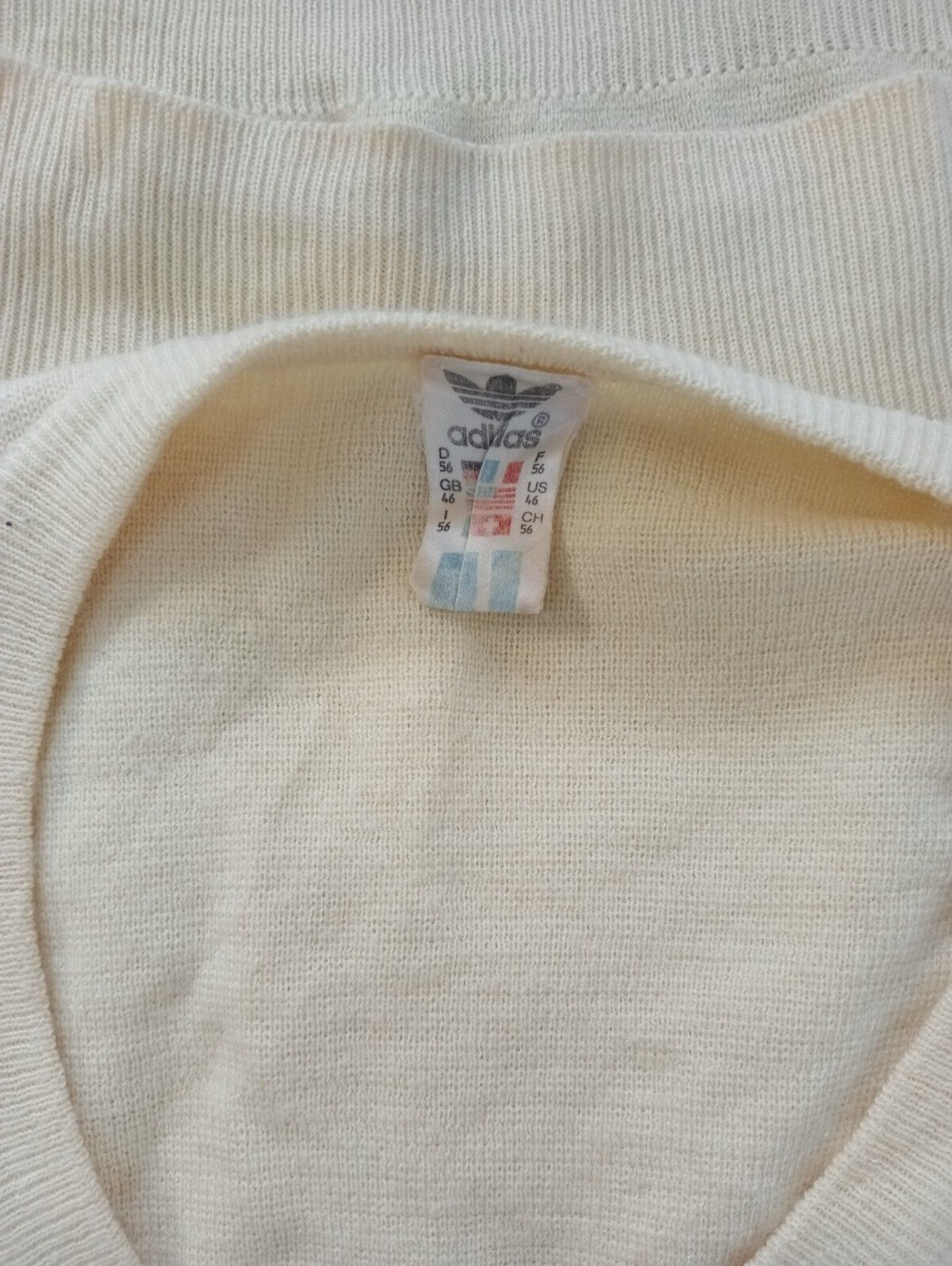 ADIDAS '70S MAGLIONE LANA VINTAGE UOMO 56 MAN SWEATER CASUAL MADE WEST GERMANY