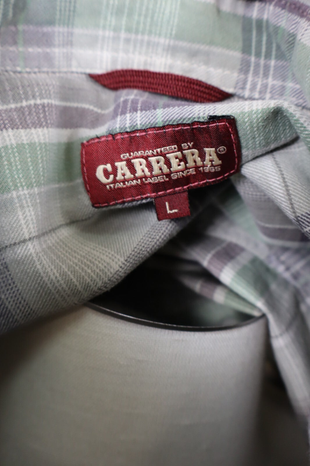 CARRERA CAMICIA UOMO TG. L  MAN CASUAL VINTAGE SHIRT COTONE