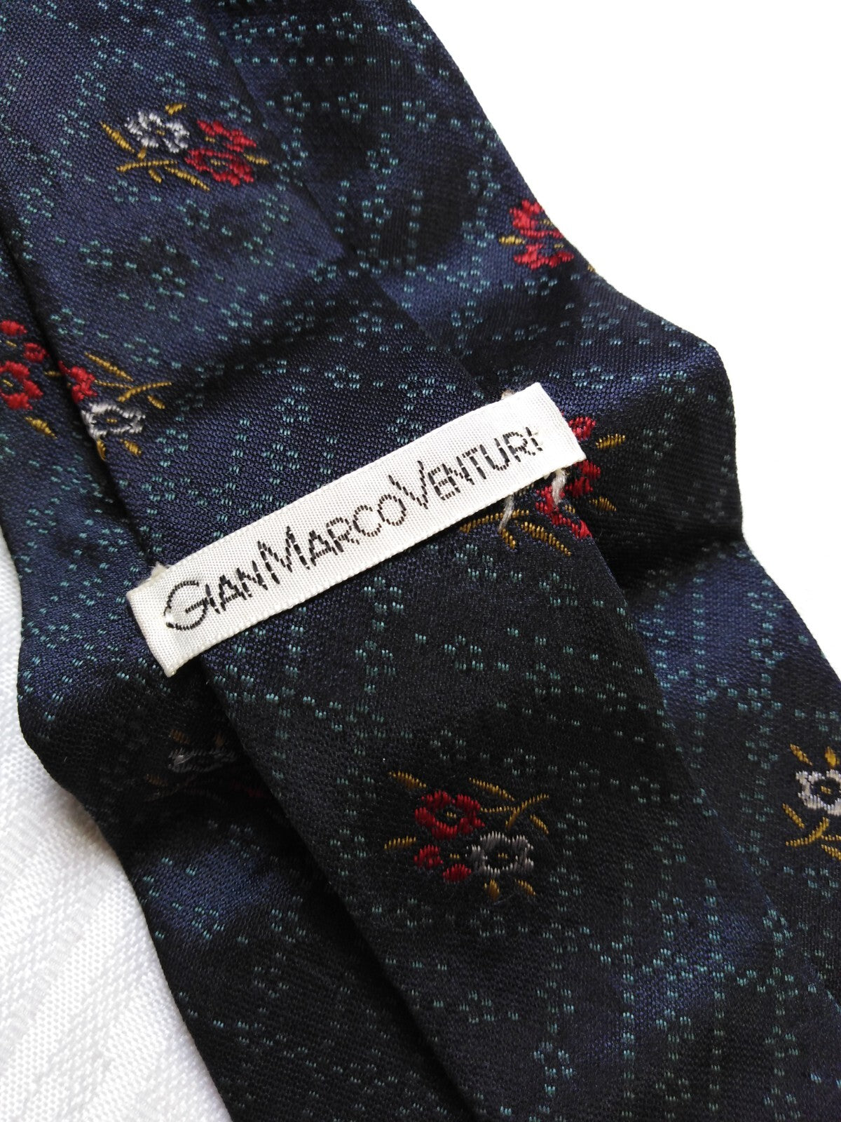 GIAN MARCO VENTURI GMV 100% SILK TIE SETA CRAVATTA NECKTIE MADE IN ITALY CLASSIC