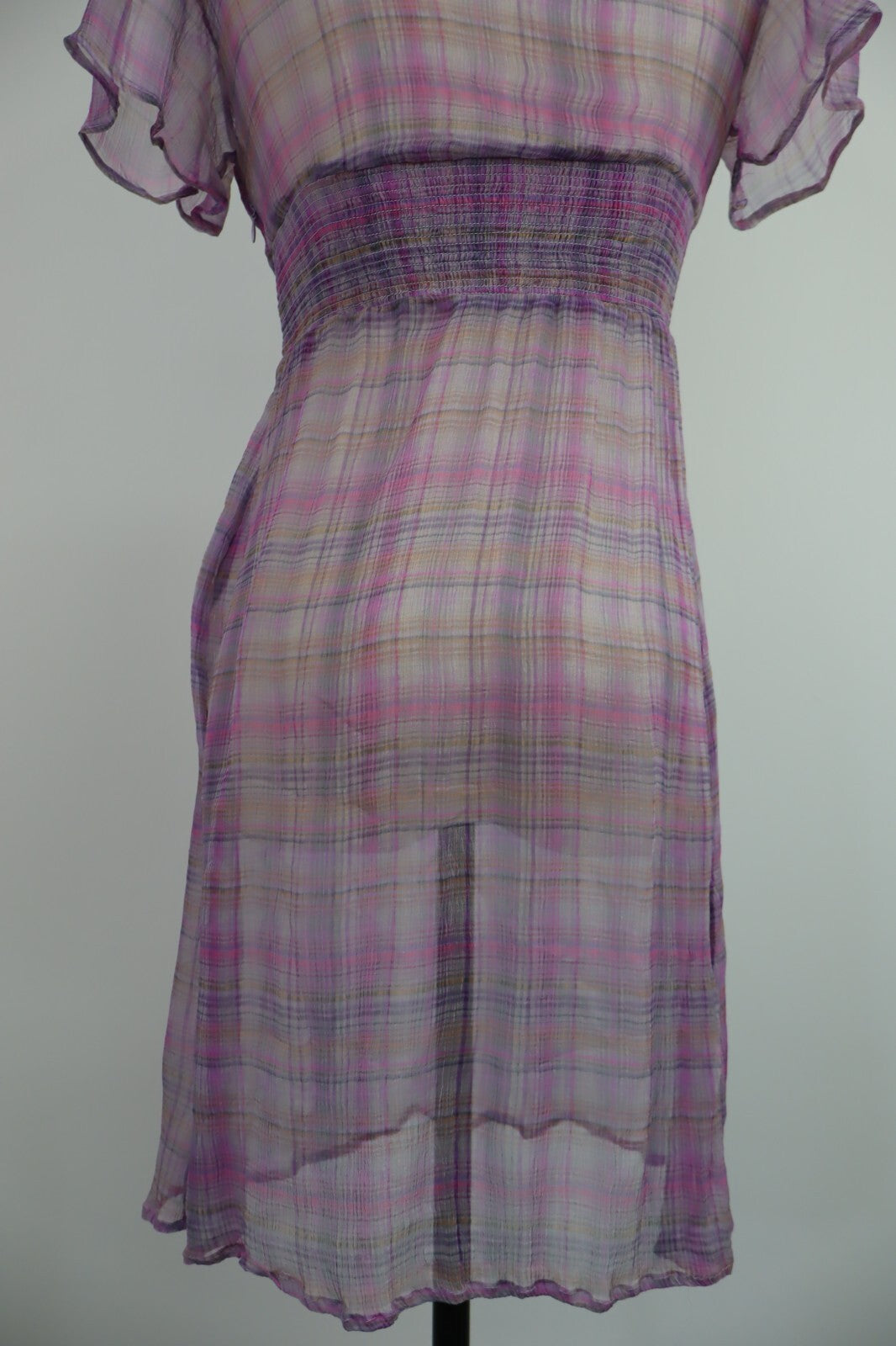 MAX & CO VESTITO ABITO VELATO DONNA WOMAN TG S DRESS CASUAL VINTAGE