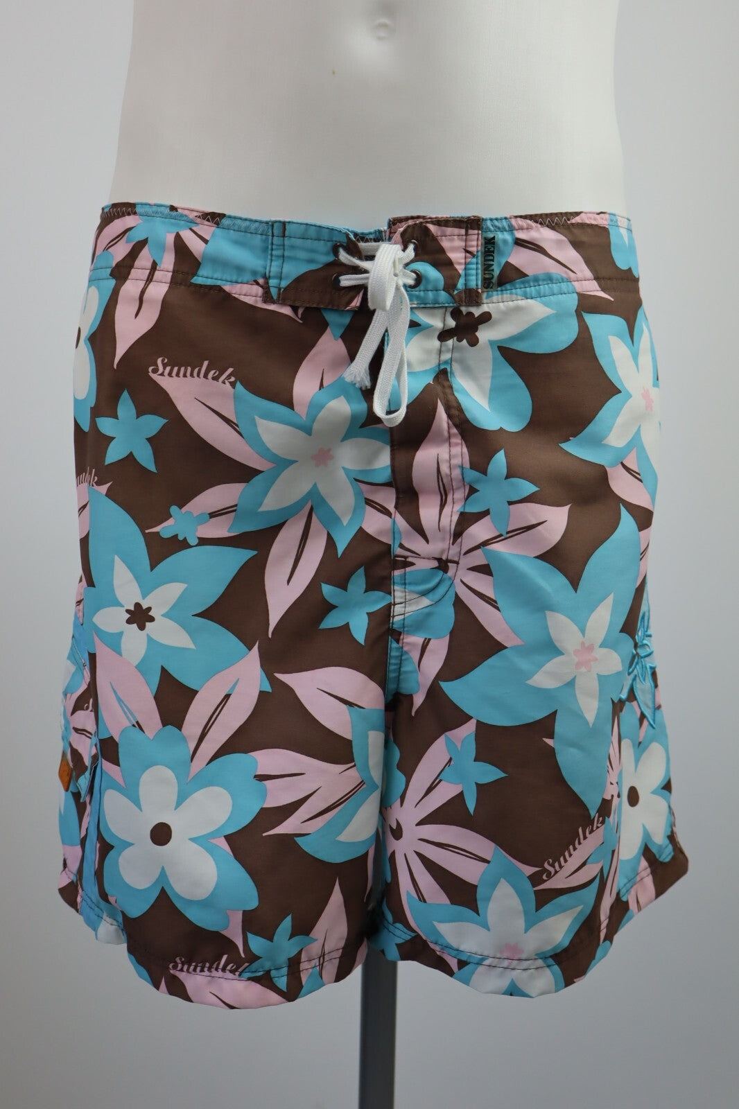 SUNDEK COSTUME PANTALONCINO MARE UOMO TG 36 MAN SEA SWIMSUIT VINTAGE CASUAL