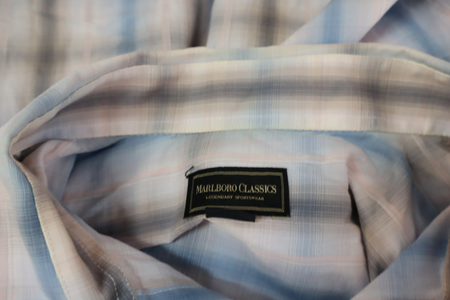 MARLBORO CLASSIC CAMICIA UOMO COTONE TG. XL MAN CASUAL VINTAGE SHIRT COTTON