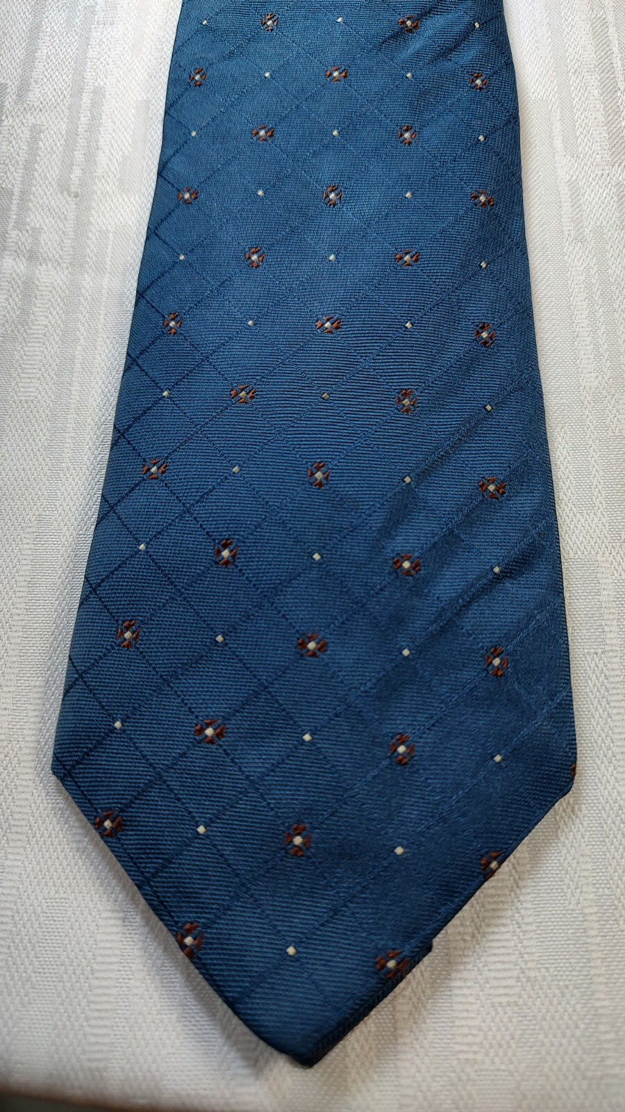 ROXY 100% SILK TIE SETA CRAVATTA NECKTIE MADE IN ITALY VINTAGE