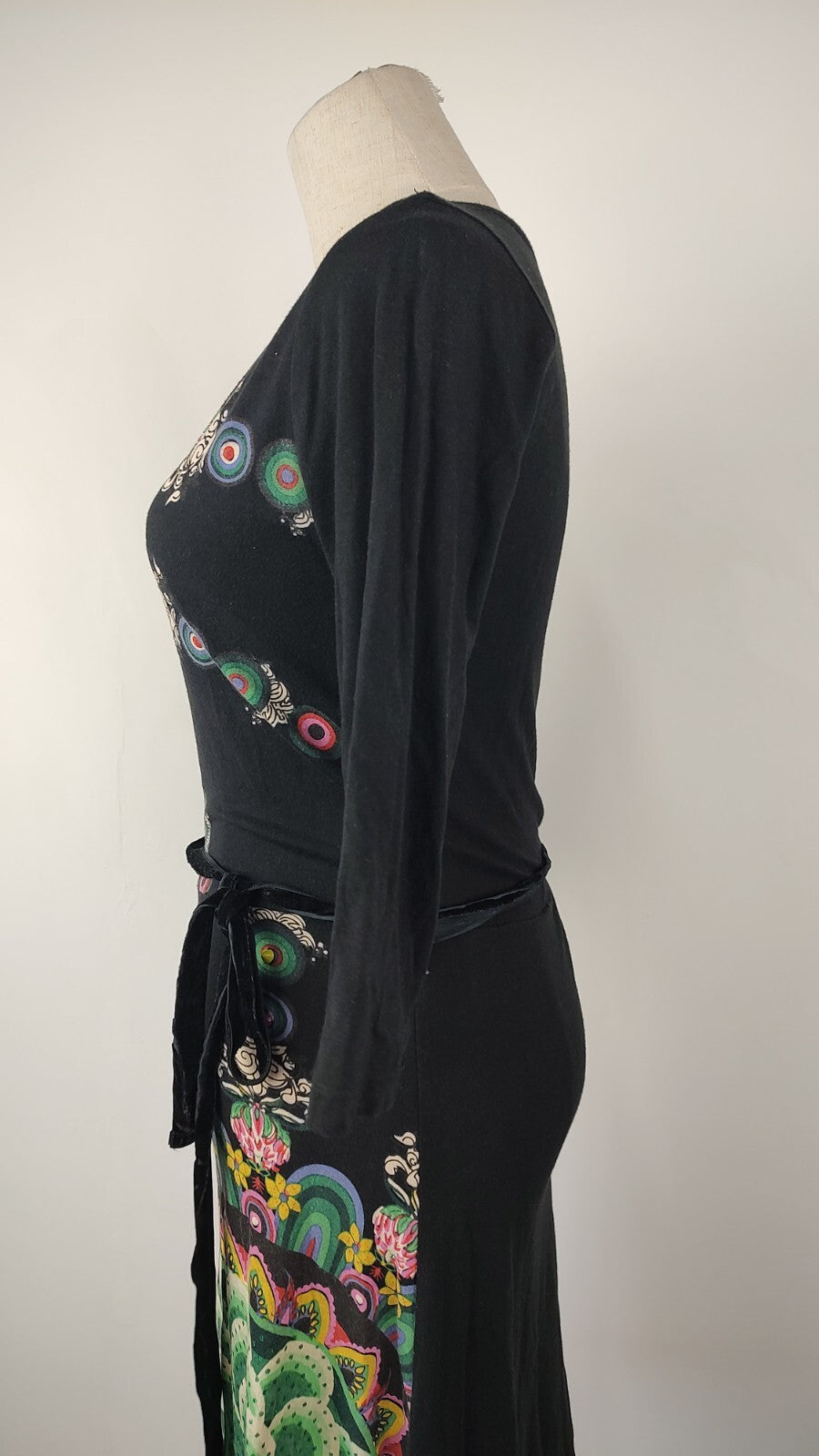 DESIGUAL VESTITO DONNA TG. M WOMAN CASUAL VINTAGE DRESS