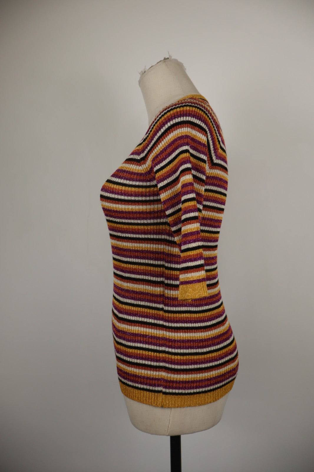 LIU JO MILANO MAGLIA DONNA TG. S WOMAN CASUAL VINTAGE T-SHIRT MANICA A 3/4