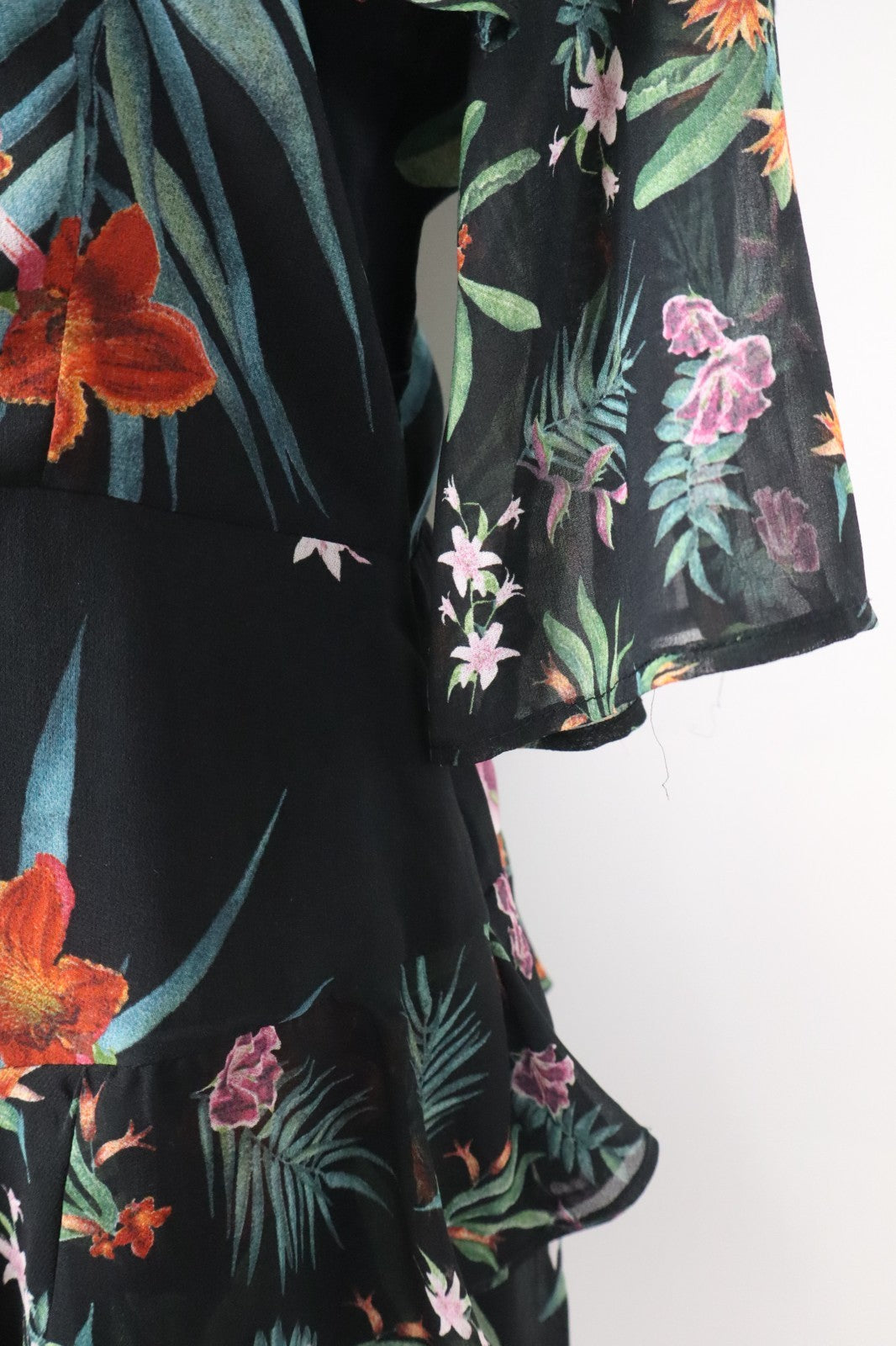 DESIGUAL VESTITO DONNA TG. 40 WOMAN CASUAL VINTAGE DRESS ABITO FLORAL