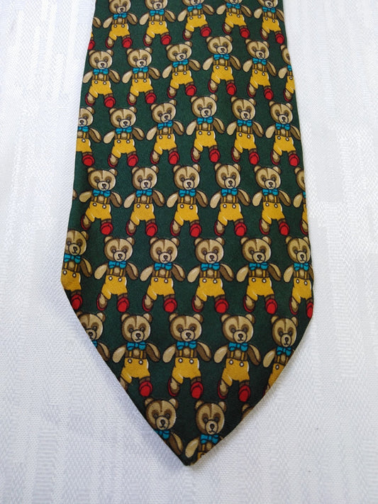 UMBERTO SCOLARI 100% SILK TIE SETA CRAVATTA NECKTIE ITALY VINTAGE CLASSIC