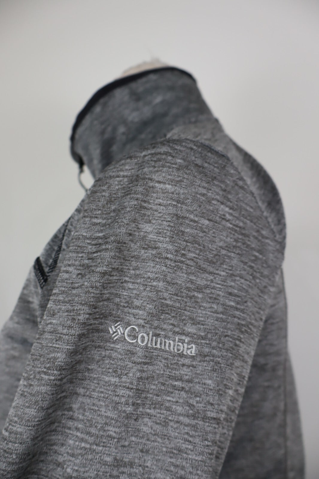 COLUMBIA FELPA CON ZIP GIACCA DONNA Tg M WOMAN CASUAL VINTAGE SPORT JACKET