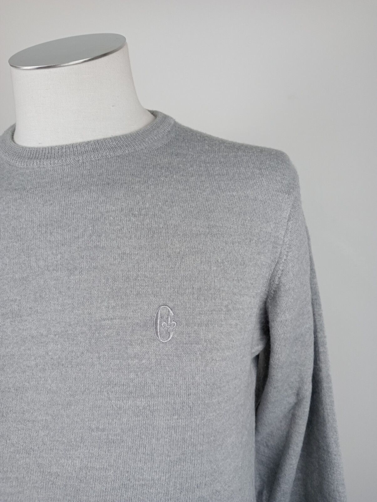 CONTE OF FLORENCE MAGLIONE UOMO Tg. M MAN SWEATER CASUAL VINTAGE LANA WOOL