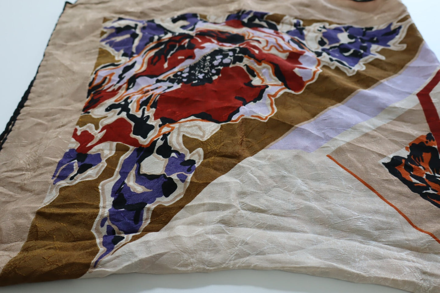 OSTINELLI FOULARD 100% SILK SETA SCARVES SCIARPA SCARF SQUARE MADE ITALY