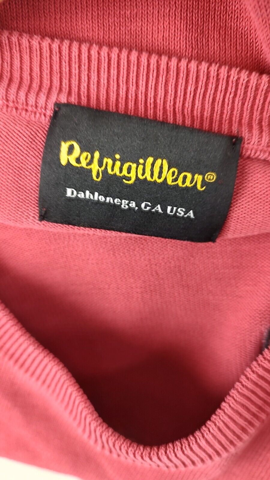 REFRIGIWEAR MAGLIONE COTONE VINTAGE UOMO Tg. M MAN SWEATER CASUAL