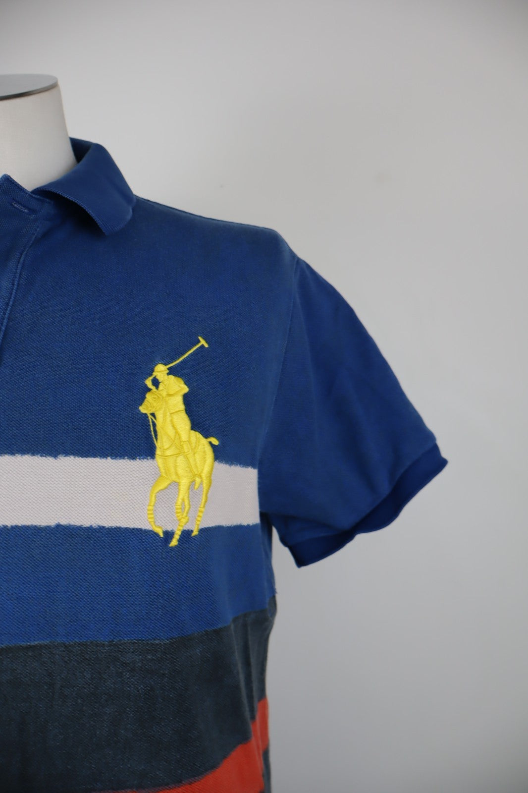 RALPH LAUREN POLO MAGLIA UOMO COTONE M MAN COTTON SHIRT CASUAL VINTAGE BIG LOGO