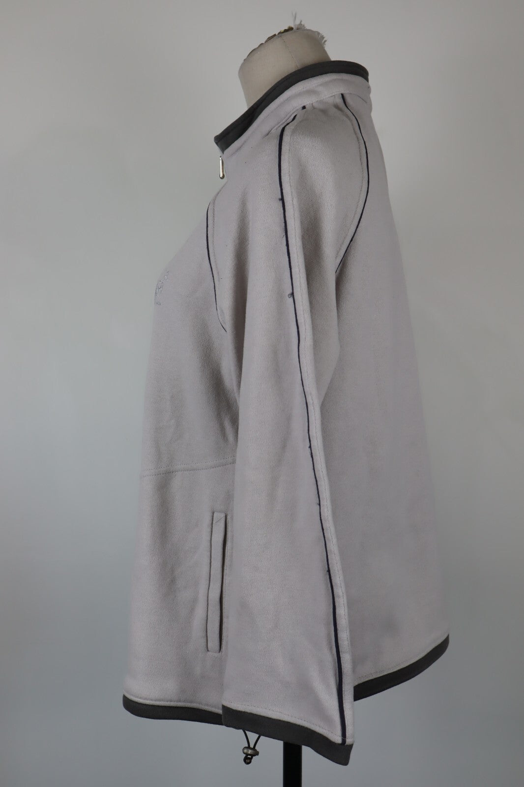 AUSTRALIAN FELPA CON ZIP DONNA Tg 46 WOMAN CASUAL VINTAGE JACKET SWEATSHIRT