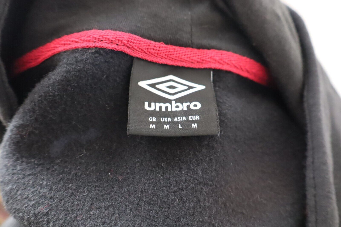 UMBRO FELPA CAPPUCCIO UOMO Tg M MAN CASUAL VINTAGE SWEATSHIRT CASUAL