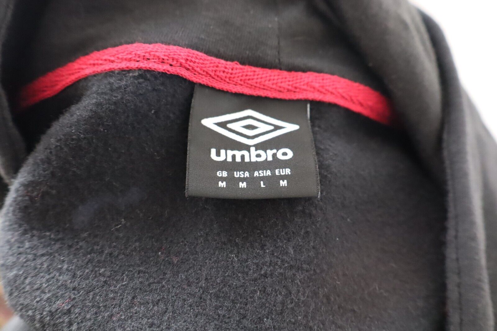 UMBRO FELPA CAPPUCCIO UOMO Tg M MAN CASUAL VINTAGE SWEATSHIRT CASUAL