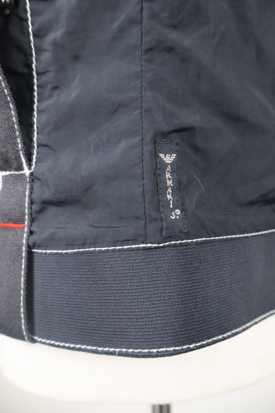 ARMANI JEANS GIUBBINO SMANICATO GILET UOMO TG 46 MAN CASUAL VINTAGE JACKET