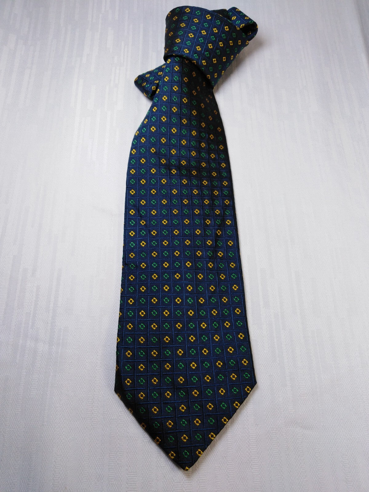 BARTON 100%  SILK TIE SETA CRAVATTA NECKTIE MADE IN ITALY