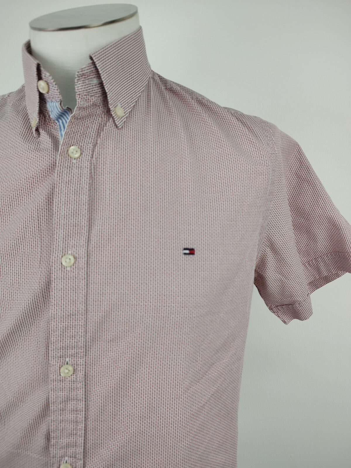 TOMMY HILFIGER CAMICIA UOMO TG M MAN SHIRT CASUAL VINTAGE COTONE