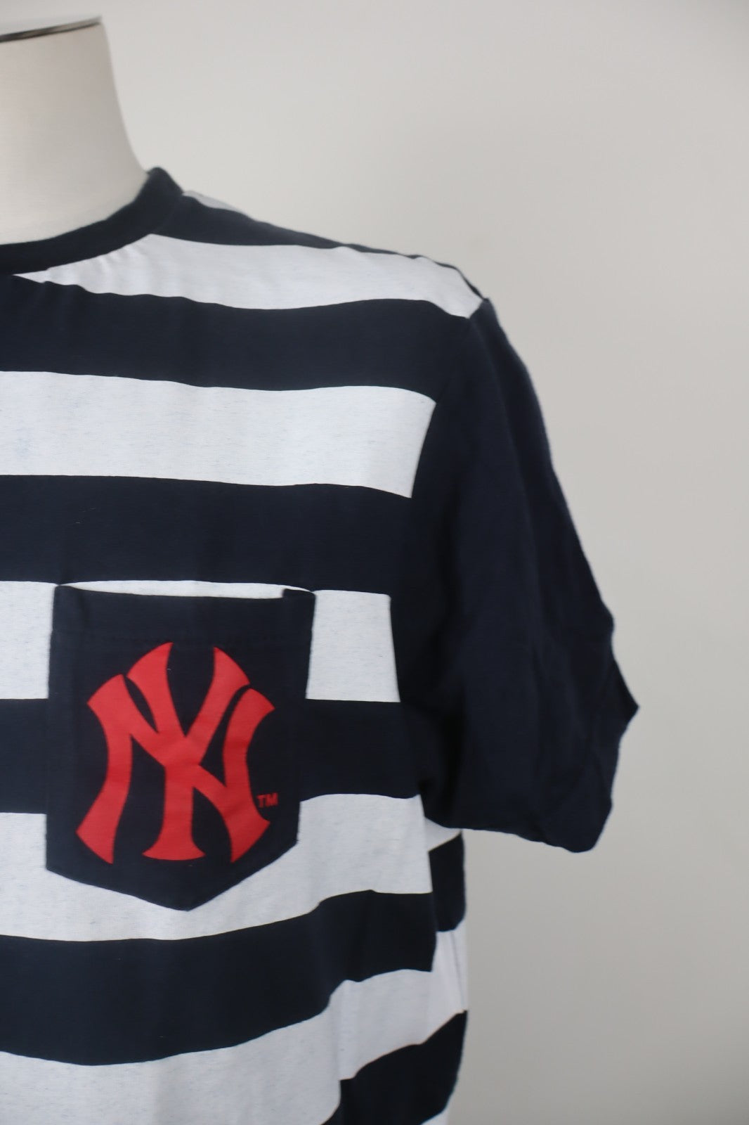 MAJESTIC NEW YORK MAGLIA UOMO BASEBALL Tg XL SPORT T-SHIRT COTONE COTTON LOGO