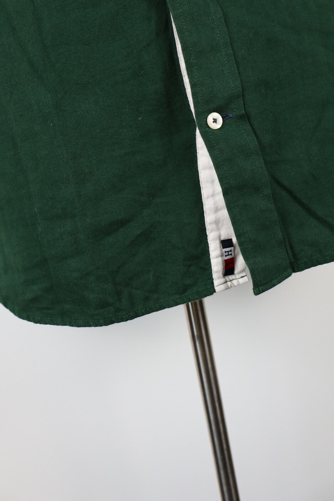 TOMMY HILFIGER CAMICIA UOMO TG. XS MAN CASUAL VINTAGE SHIRT COTONE CASHMERE