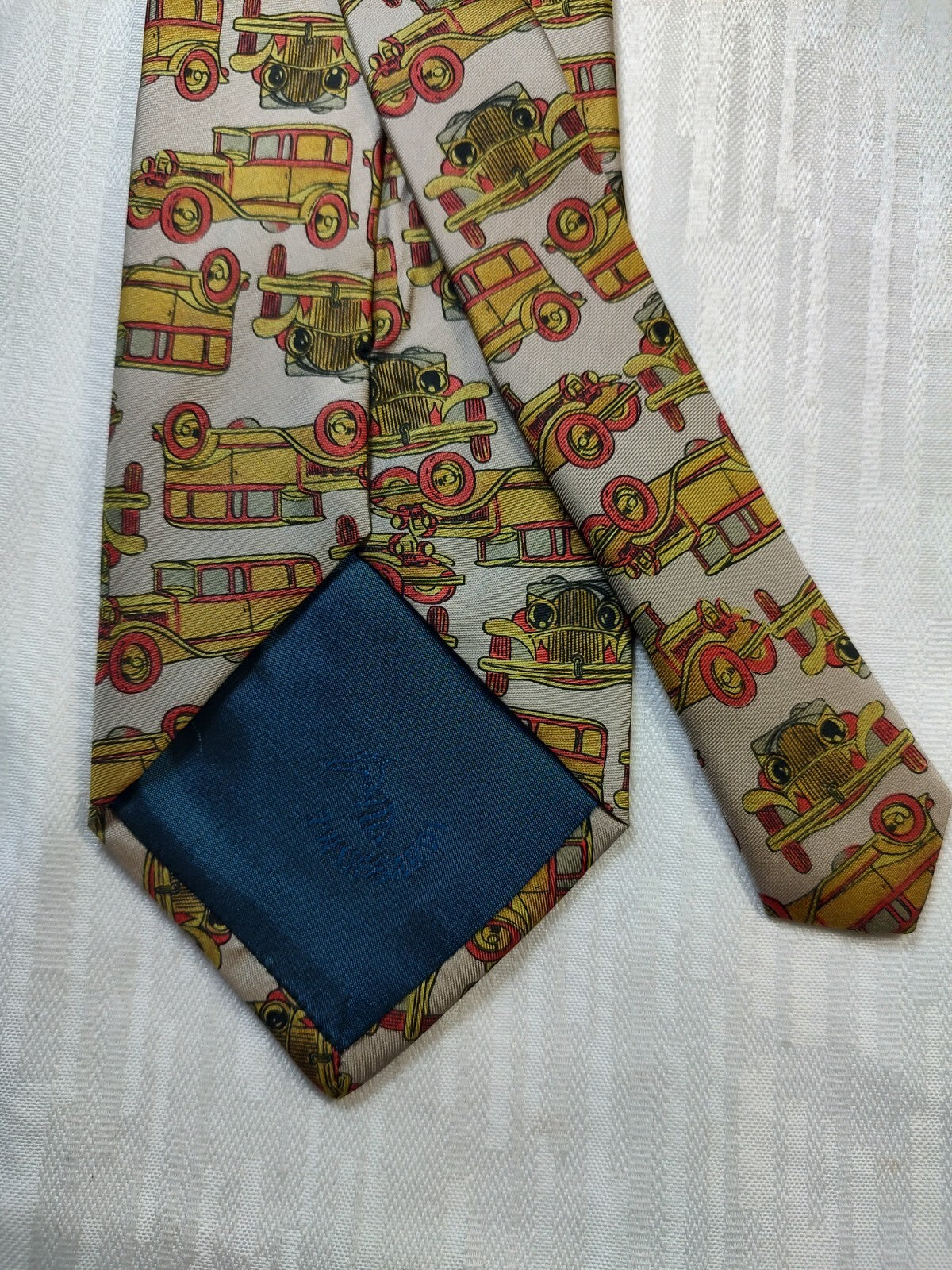 TRUSSARDI 100% SILK TIE SETA CRAVATTA NECKTIE MADE IN ITALY CLASSIC