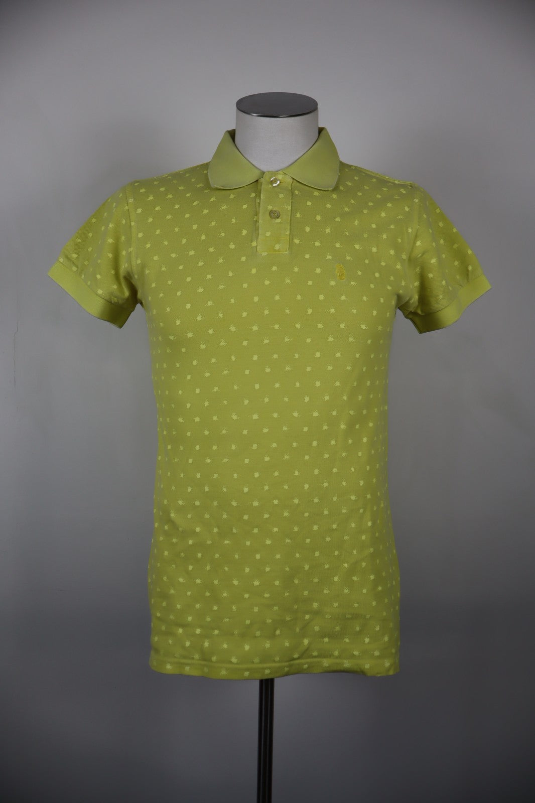REFRIGUE POLO MAGLIA UOMO TG S MAN COTONE SHIRT CASUAL VINTAGE POIS