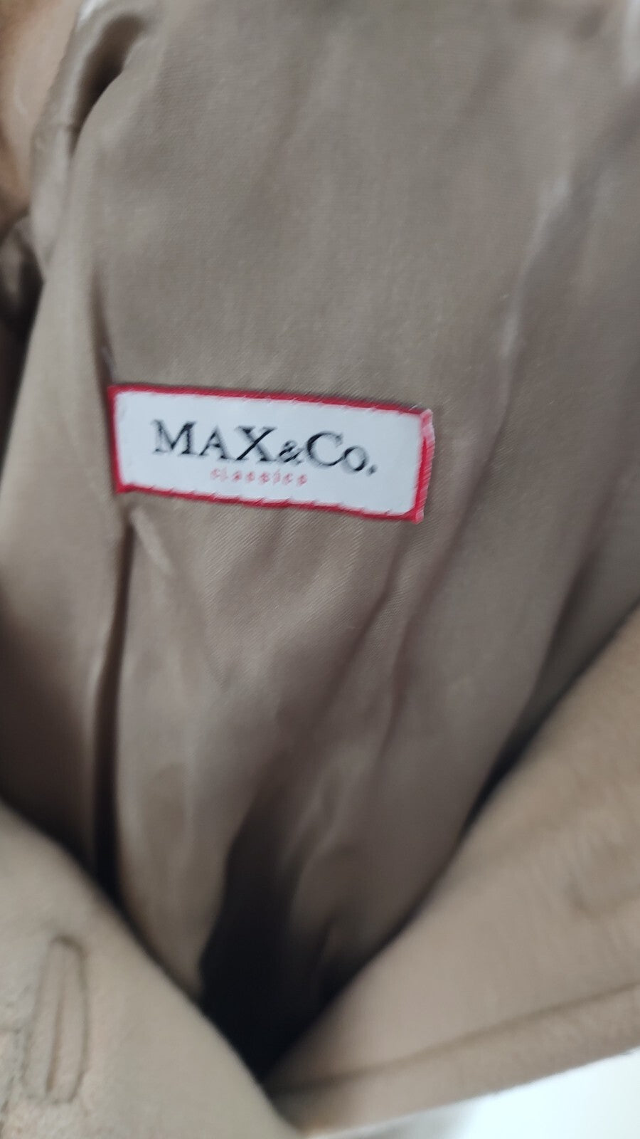 MAX & CO CAPPOTTO DONNA COAT Tg 44 WOMEN VINTAGE CASUAL JACKET ITALY LANA