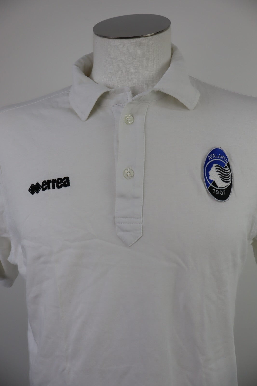 ERREA ATALANTA MAGLIA POLO CALCIO UOMO Tg L SOCCER TRIKOT MAN VINTAGE JERSEY