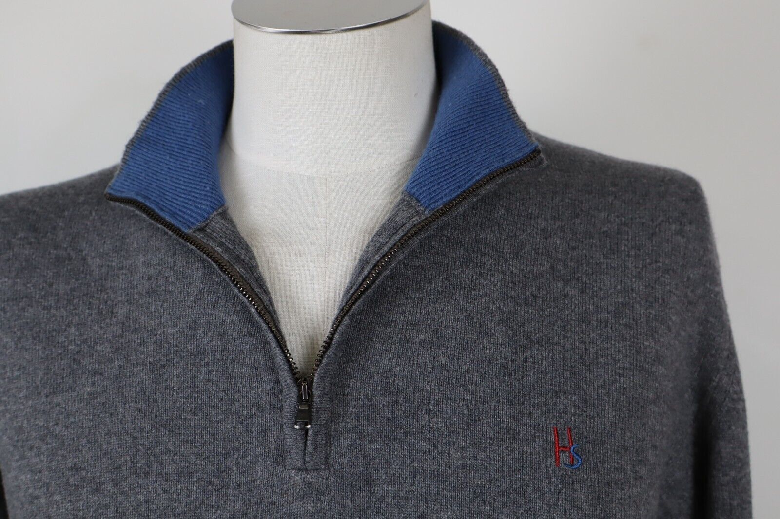 HARMONT & BLAINE MAGLIONE LANA WOOL VINTAGE UOMO Tg. L SWEATER MAN CASUAL