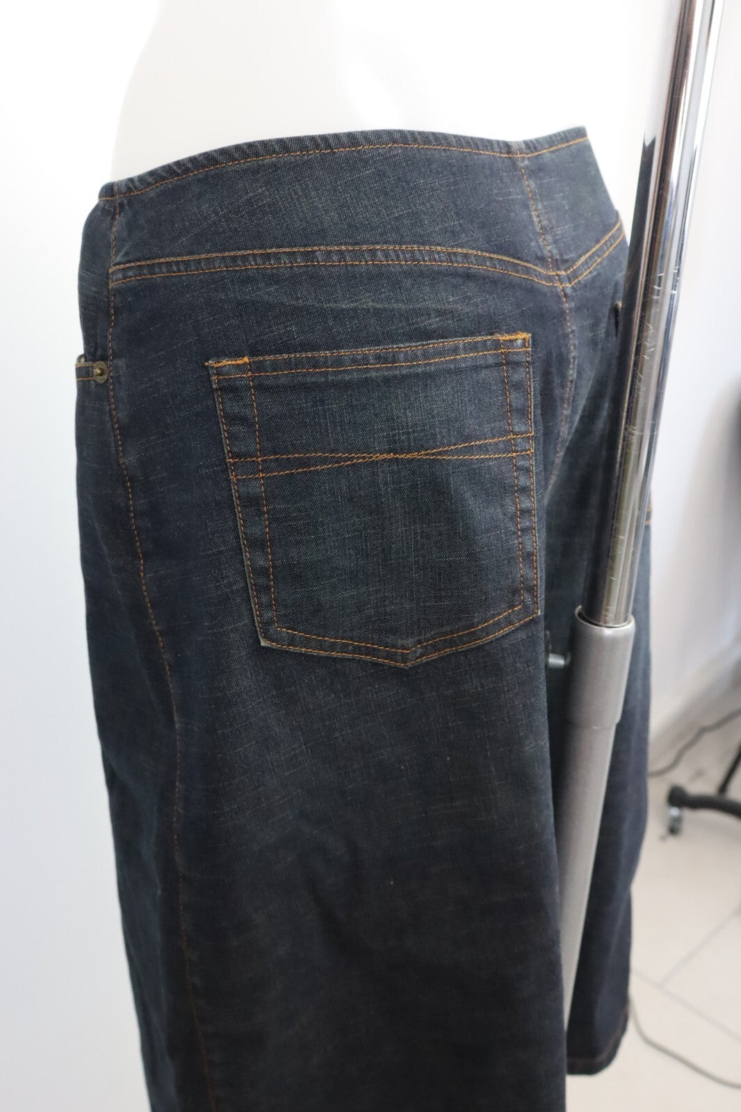 HENRY COTTON'S JEANS GONNA DENIM DONNA WOMAN SKIRT Tg. 48 CASUAL VINTAGE COTONE