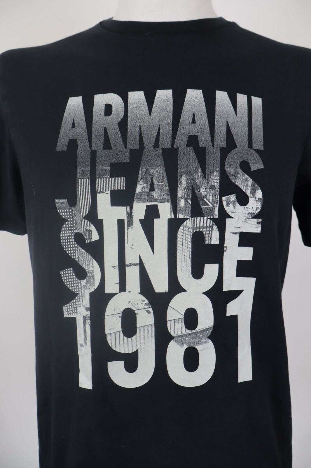 AJ ARMANI JEANS MAGLIA COTONE UOMO TG. M MAN COTTON SHIRT CASUAL VINTAGE