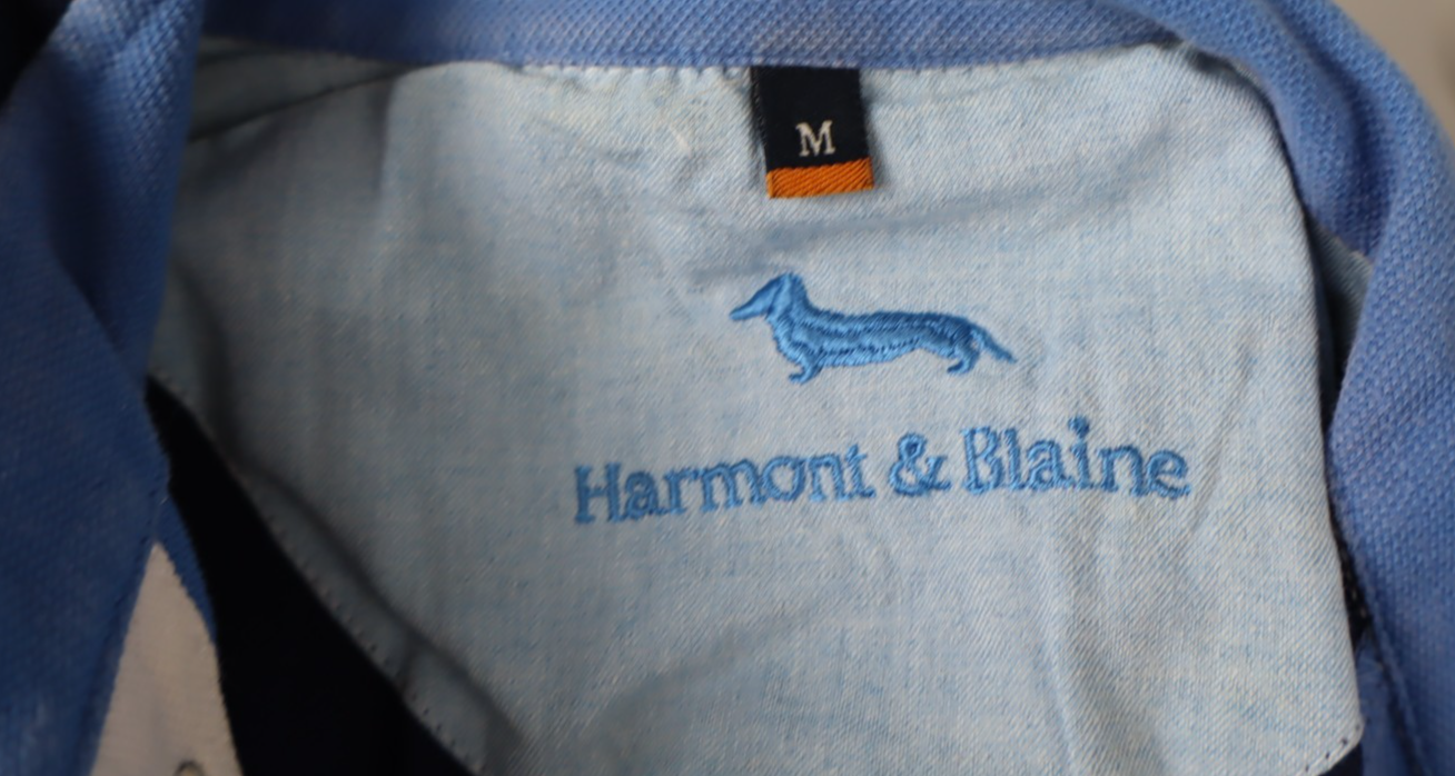 HARMONT & BLAINE MAGLIA POLO UOMO TG M MAN T-SHIRT CASUAL VINTAGE COTONE COTTON