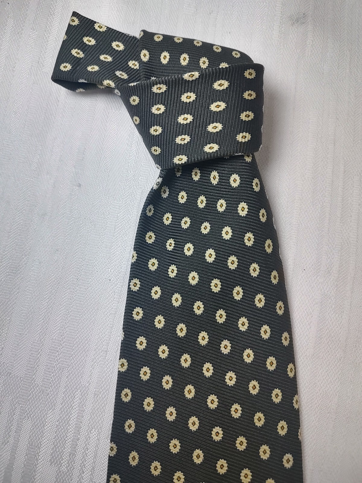 FRANCO BASSI 100% SILK TIE SETA CRAVATTA NECKTIE MADE IN ITALY CLASSIC