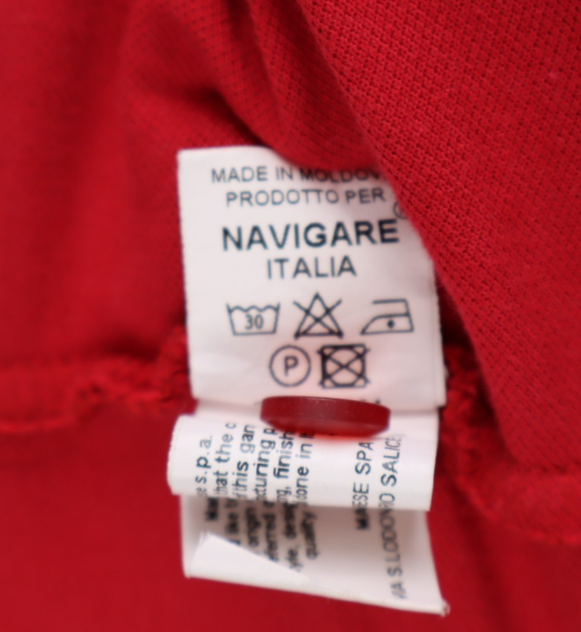 NAVIGARE POLO UOMO COTONE UOMO Tg. 2XL MAN CASUAL VINTAGE COTTON