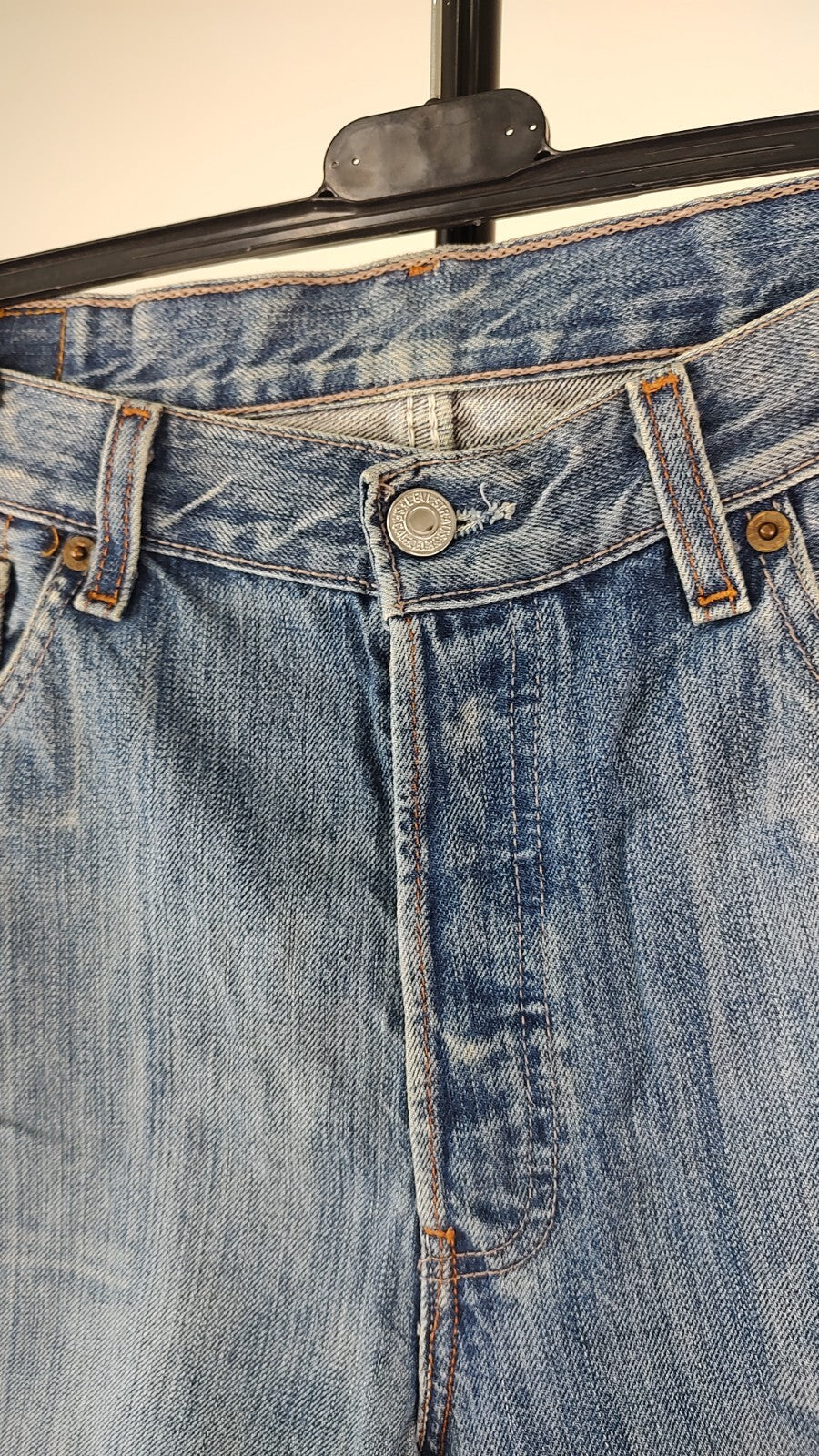 LEVI'S 501 PANTALONCINO DENIM JEANS DONNA TG 34 WOMAN VINTAGE SHORTS