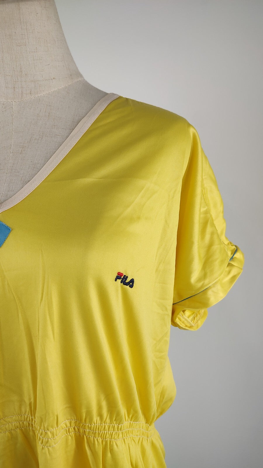 FILA VESTITO DONNA TG. 42 WOMAN CASUAL TENNIS VINTAGE DRESS