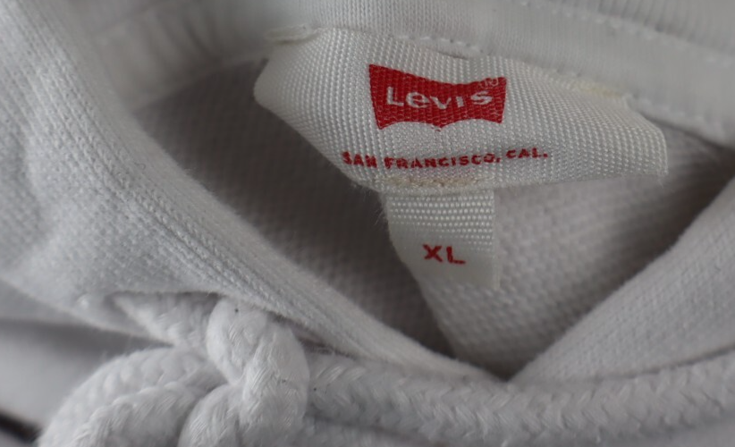 LEVI'S FELPA CON CAPPUCCIO UOMO Tg XL SPORT MAN SWEATSHIRT CASUAL VINTAGE