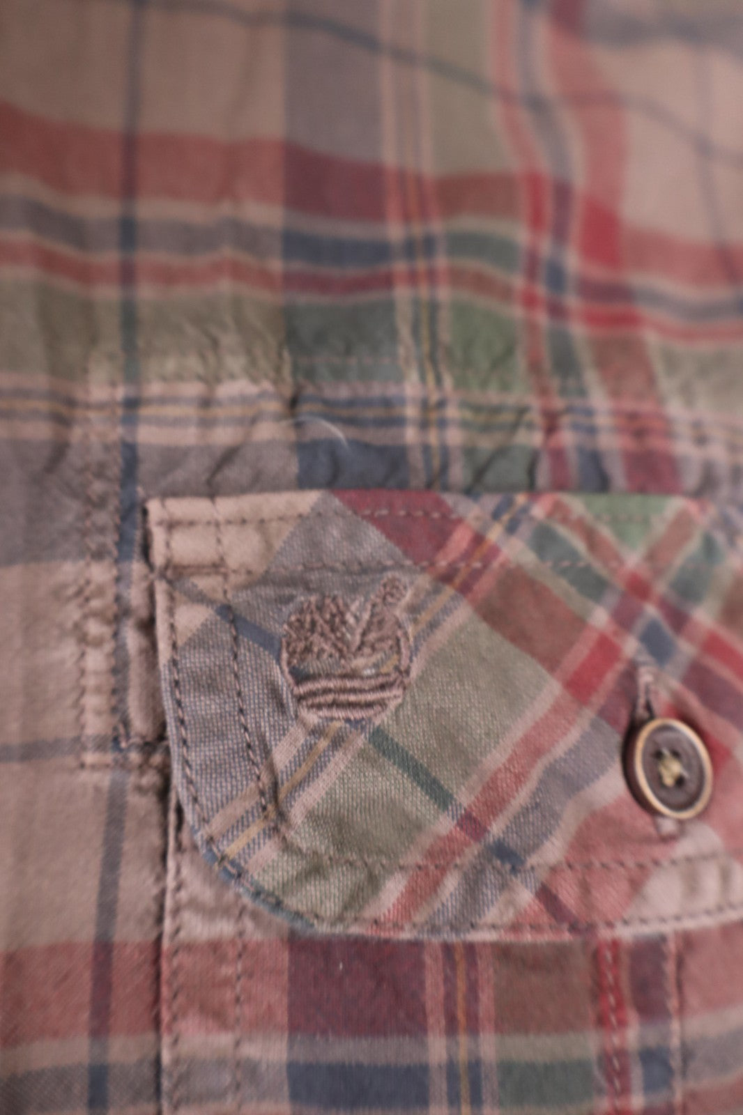 TIMBERLAND CAMICIA UOMO TG. M SLIM FIT MAN CASUAL VINTAGE SHIRT COTONE COTTON