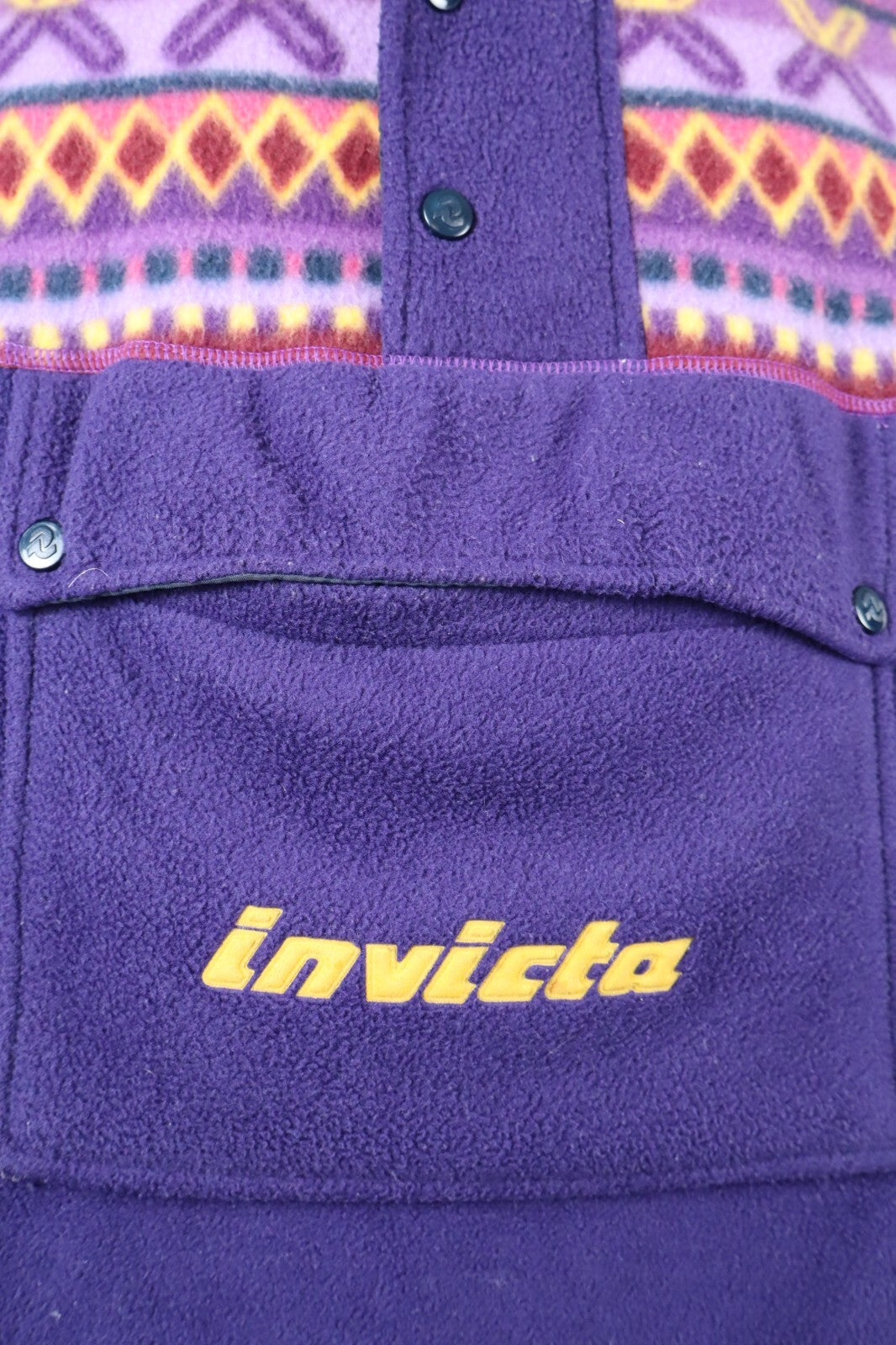 INVICTA FELPA CON ZIP JACKET UOMO Tg M SPORT MAN SWEATSHIRT CASUAL VINTAGE