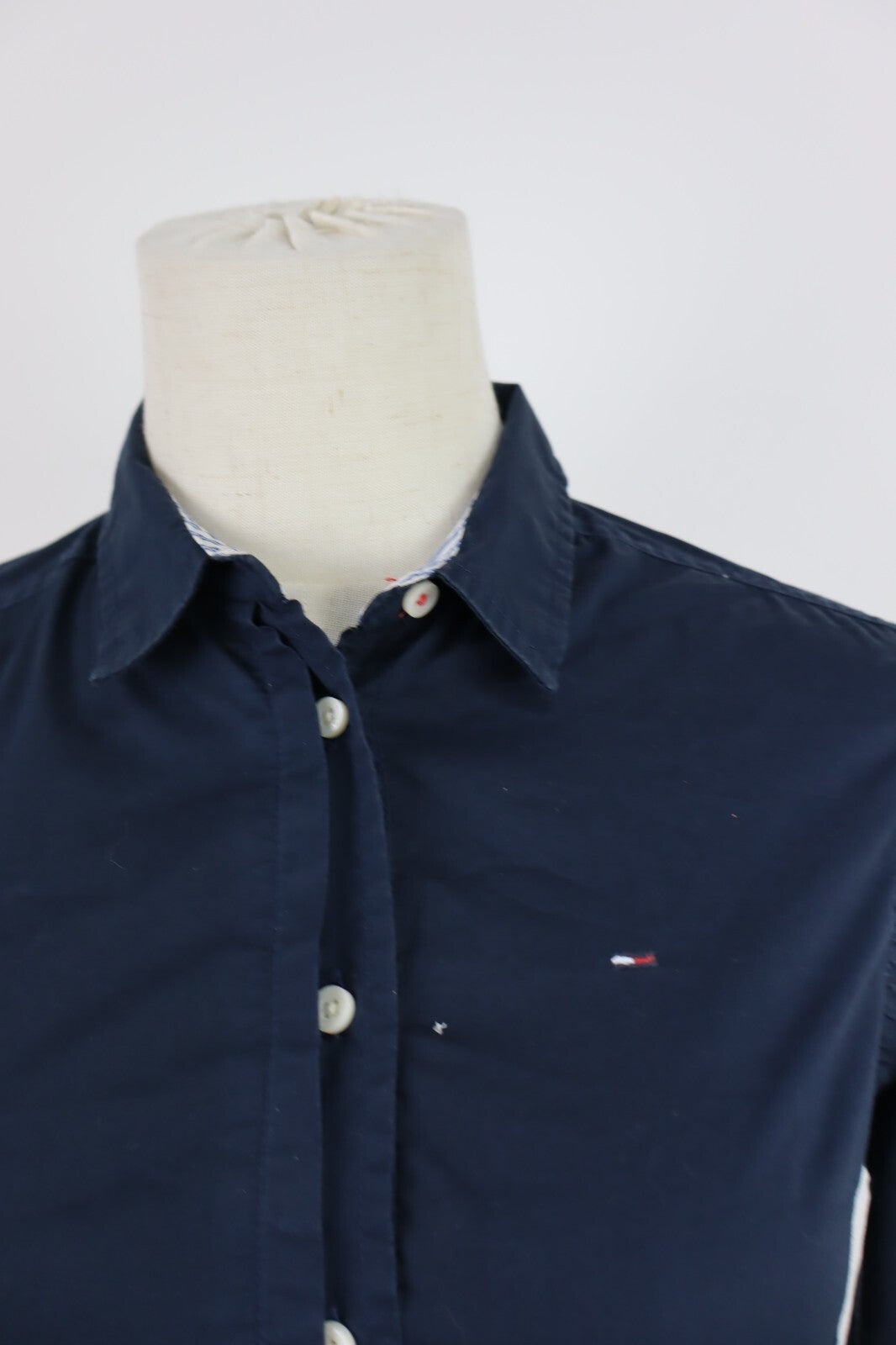 TOMMY HILFIGER CAMICIA DONNA TG. XS WOMAN SHIRT CASUAL VINTAGE COTONE COTTON