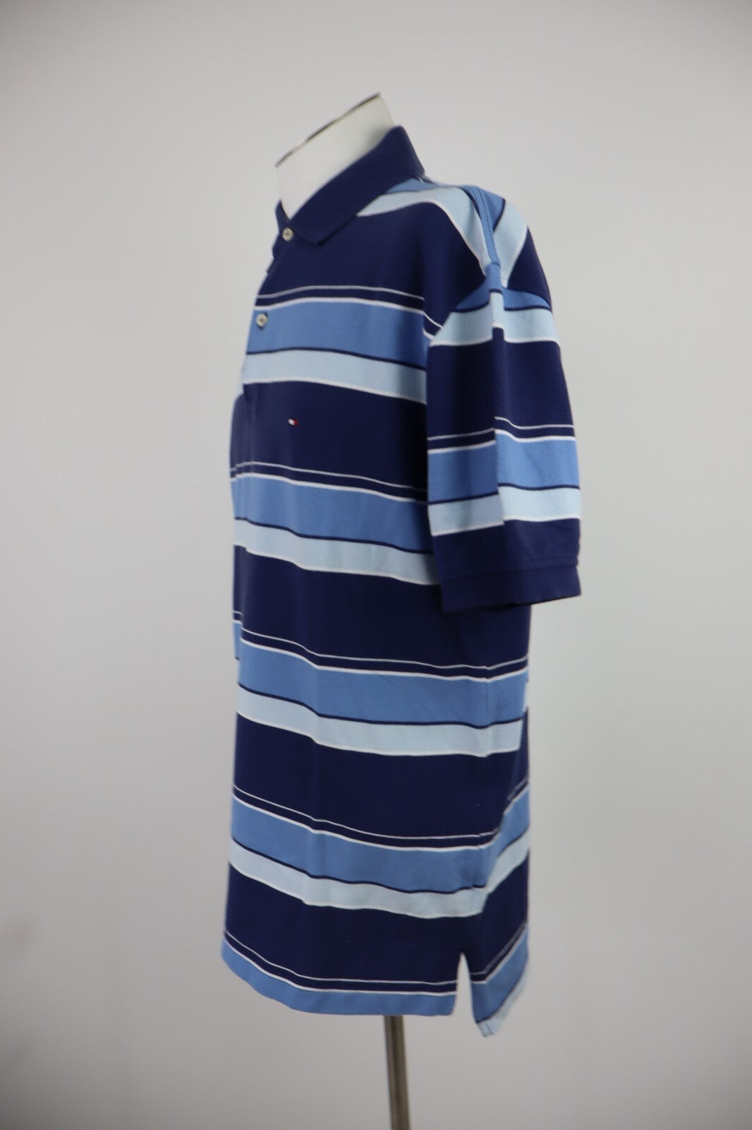 TOMMY HILFIGER POLO MAGLIA UOMO COTONE TG. L MAN COTTON SHIRT CASUAL VINTAGE