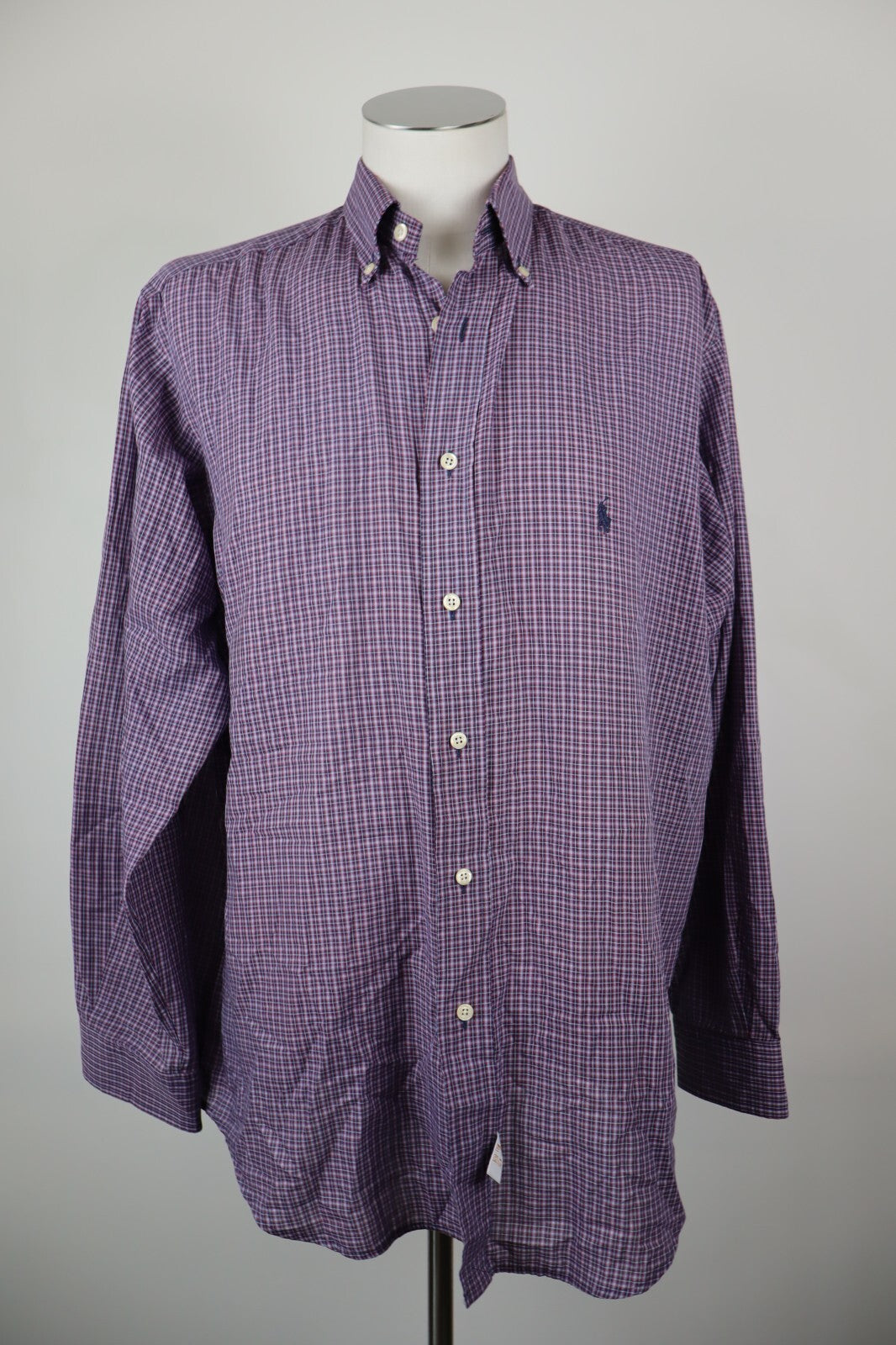 RALPH LAUREN CAMICIA COTONE SHIRT UOMO Tg. 34 17 MAN VINTAGE CASUAL COTTON