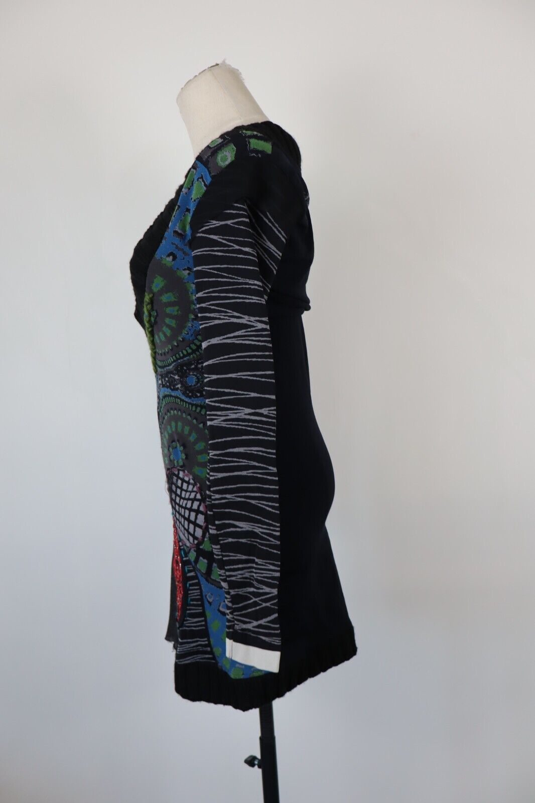 DESIGUAL VESTITO ABITO DONNA TG. S M WOMAN CASUAL VINTAGE DRESS