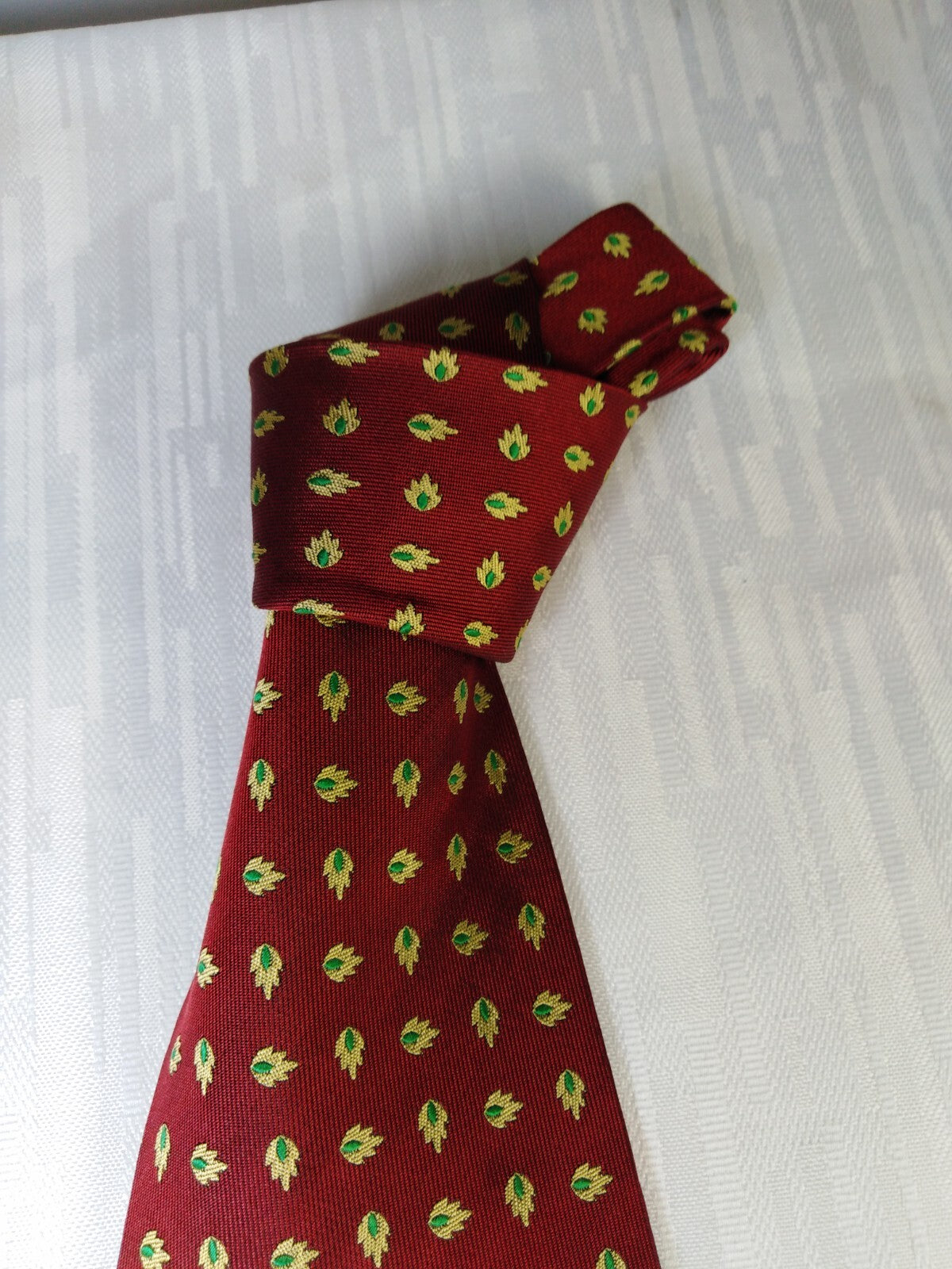 LUIGI PANZA 100% SILK TIE SETA CRAVATTA NECKTIE MADE ITALY VINTAGE CLASSIC
