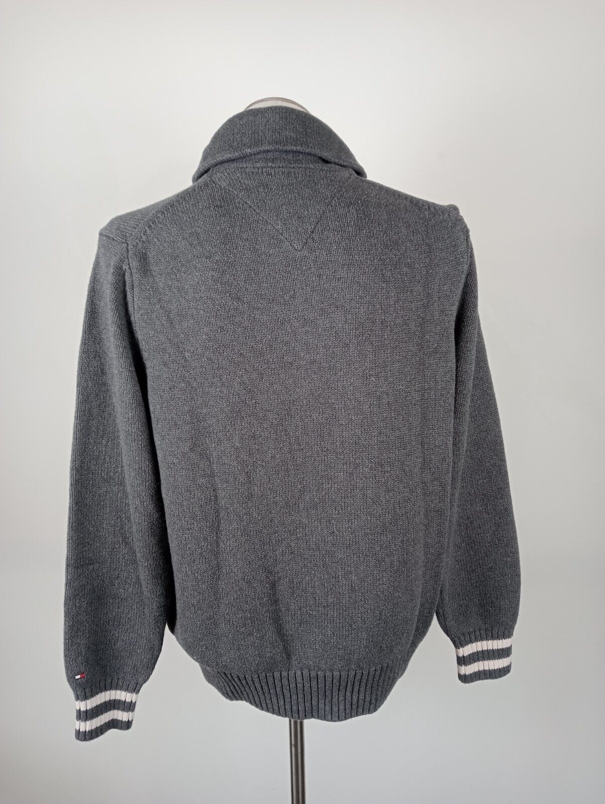 TOMMY HILFIGER MAGLIONE COTONE COTTON VINTAGE UOMO Tg. L MAN SWEATER CASUAL