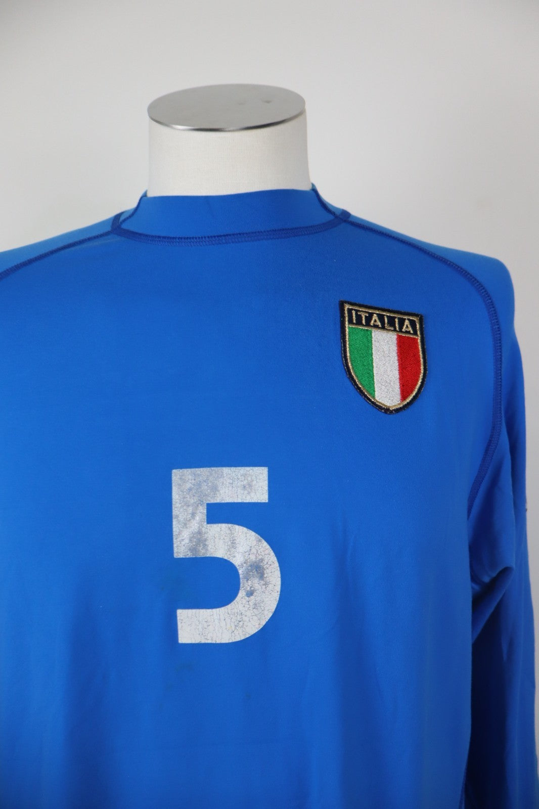 KAPPA ITALIA CANNAVARO 5 MAGLIA CALCIO UOMO Tg M SOCCER JERSEY SPORT VINTAGE