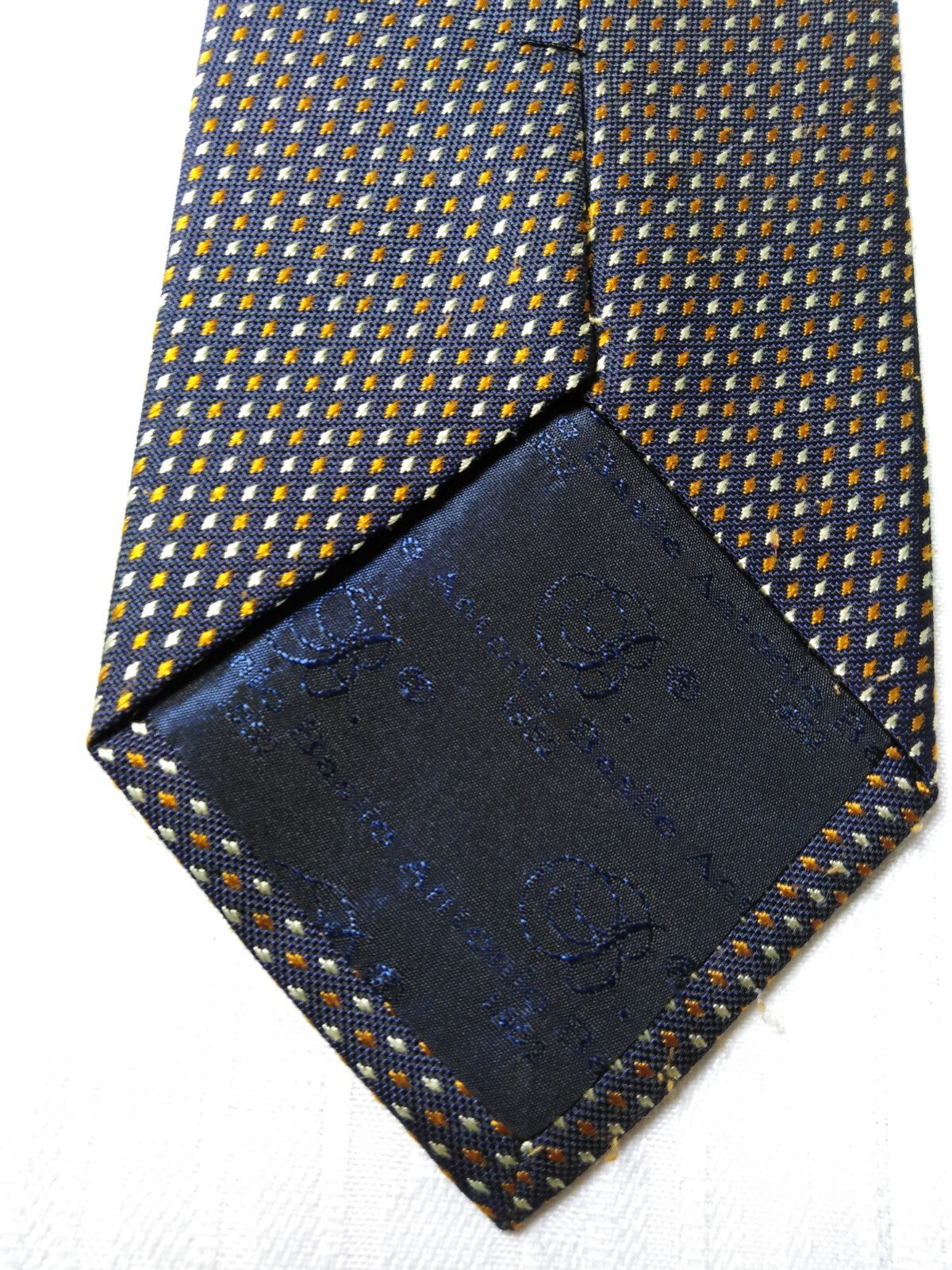 ANTONIO BASILE 100% SILK TIE SETA CRAVATTA NECKTIE MADE IN ITALY