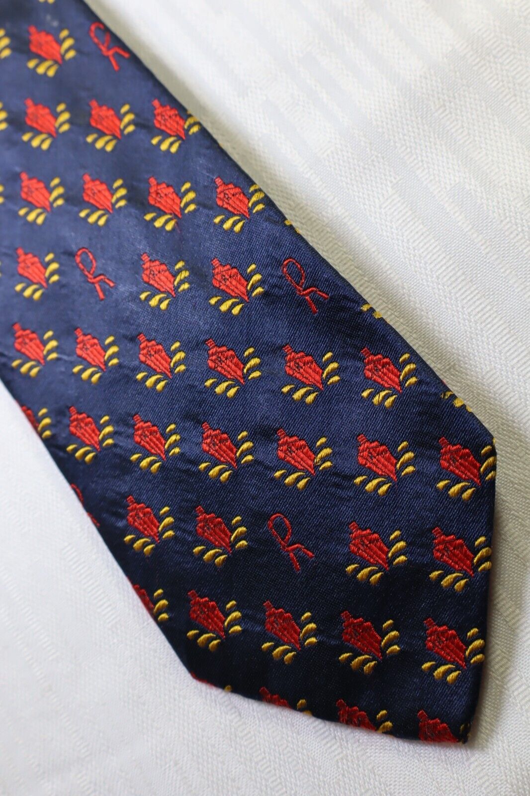 ROBERTA DI CAMERINO 100%  SILK TIE SETA CRAVATTA NECKTIE MADE IN ITALY