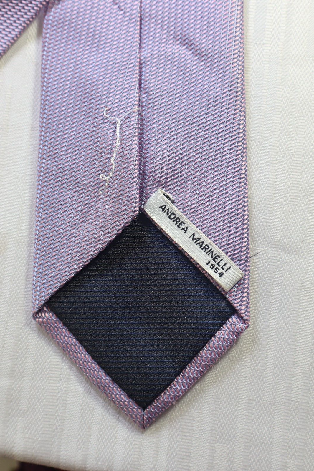 ANDREA MARINELLI 1954 100% SILK TIE SETA CRAVATTA NECKTIE ITALY VINTAGE CLASSIC